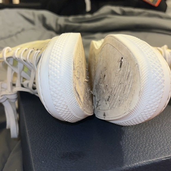 Authentic Dior B23 High Top White Yellow Oblique - Picture 5 of 7